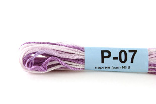 Мулине меланж Р-07 сиреневый-бл.сиреневый