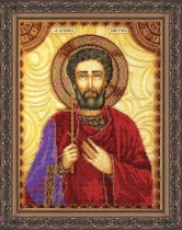 Набор для вышивки бисером именной иконы «Святой Виктор»