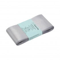 Лента атласная 50 мм ( 2 ") "Gamma" ФАСОВКА 5.4 м №139 серый