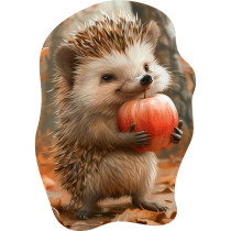 "ФРЕЯ" PZLF-018 Пазл фигурный деревянный "Урожай ежика" 152 элемент.