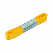 Лента атласная 12 мм ( 1/2 ") "Gamma" ФАСОВКА 5.4 м №020 желтый