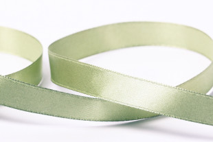 Лента атласная 12 мм ( 1/2 ") "Gamma" №096 бл.хаки 33 метра
