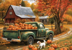 " ФРЕЯ" Пазл 2000 элемент. PZL- 2000/ 39 Тыквенная ферма