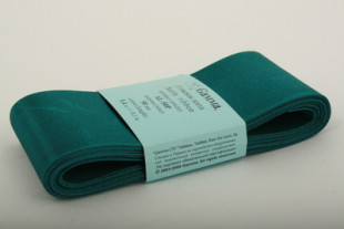 Лента атласная 50 мм ( 2 ") "Gamma" ФАСОВКА 5.4 м №107 т-зеленый