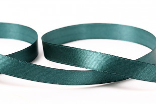 Лента атласная 12 мм ( 1/2 ") "Gamma" №084 серо-зеленый 33 метра