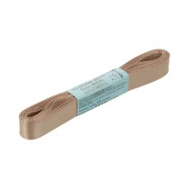 Лента атласная 12 мм ( 1/2 ") "Gamma" ФАСОВКА 5.4 м №093 бежевый