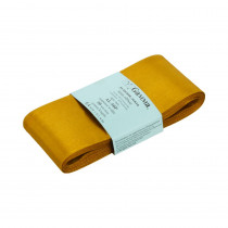 Лента атласная 50 мм ( 2 ") "Gamma" ФАСОВКА 5.4 м №121 св.охра