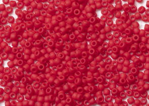 Бисер Япония круглый 11/0 10г 0405F вишня матовый, радужный непрозрачный