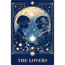 "ФРЕЯ" PZLF-028 Пазл фигурный деревянный "Звездное Таро. Влюбленные" 160 элемент.