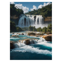 "ФРЕЯ" Пазл. Премиальная коллекция 500 элемент. TOP-PZL-500/12 Водопады Агуа-Асуль
