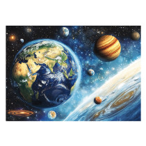 "ФРЕЯ" Пазл. Премиальная коллекция 1000 элемент. TOP-PZL-1000/06 Парад планет