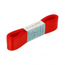 Лента атласная 25 мм ( 1 ") "Gamma" ФАСОВКА 5.4 м №104 т.красный