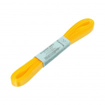 Лента атласная 6 мм ( 1/4 ") "Gamma" ФАСОВКА 5.4 м №017 т.желтый