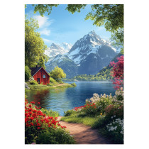 "ФРЕЯ" Пазл. Премиальная коллекция 1000 элемент. TOP-PZL-1000/08 Вдали от суеты