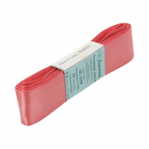 Лента атласная 25 мм ( 1 ") "Gamma" ФАСОВКА 5.4 м №025 т-розовый