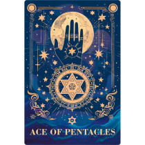 "ФРЕЯ" PZLF-026 Пазл фигурный деревянный "Звездное Таро. Туз пентаклей" 150 элемент.