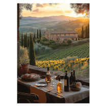 "ФРЕЯ" Пазл. Премиальная коллекция 500 элемент. TOP-PZL-500/10 Ужин в Тоскане