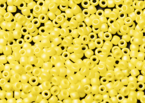 Бисер Япония круглый 11/0 10 г 0402F одуванчик матовый, радужный непрозрачный