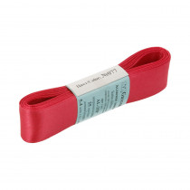 Лента атласная 25 мм ( 1 ") "Gamma" ФАСОВКА 5.4 м №077 бордовый