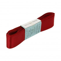 Лента атласная 25 мм ( 1 ") "Gamma" ФАСОВКА 5.4 м №048 бордовый