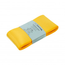 Лента атласная 50 мм ( 2 ") "Gamma" ФАСОВКА 5.4 м №020 желтый