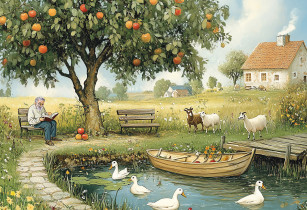 " ФРЕЯ" Пазл 500 элемент. PZL- 500/ 66 В гостях у дедушки