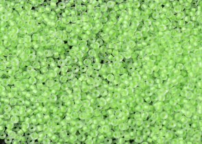 Бисер Чехия круглый 10/0 50г 08756m  матовый салатовый