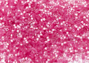 Бисер Япония MIYUKI Delica цилиндрический 11/0 5г DB-1807 окрашенный шелковый атлас цвета розы