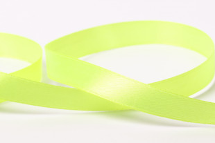 Лента атласная 12 мм ( 1/2 ") "Gamma" №058 ярко лимонный 33 метра
