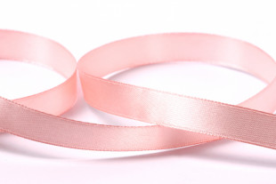 Лента атласная 12 мм ( 1/2 ") "Gamma" №068 бл.-розовый 33 метра