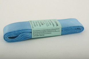 Лента атласная 25 мм ( 1 ") "Gamma" ФАСОВКА 5.4 м №049 голубой