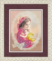 Рисунок на ткани для вышивки бисером  К-3004 Мое дитя