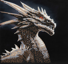 Кристальная ( алмазная) мозаика  " ФРЕЯ" ALBP- 302 постер " Хранитель сокровищ" 30 х 30 см