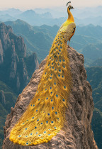 " ФРЕЯ" Пазл 500 элемент. PZL- 500/ 69 Золотой павлин