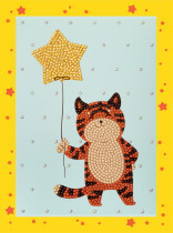 Кристальная ( алмазная) мозаика  " ФРЕЯ" ALVS- 053 мини- картинка " Моя звёздочка" 14 х 19. 5 см