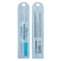 Для вязания " Gamma" MHP крючок с пласт. ручкой алюминий d 2. 5 мм 14 см в чехле . 