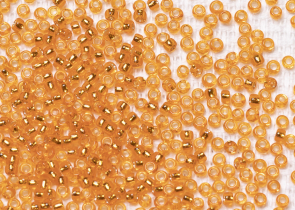 Бисер Япония круглый 11/0 10г 0030B гиацинт, серебряная линия внутри