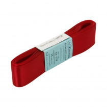 Лента атласная 25 мм ( 1 ") "Gamma" ФАСОВКА 5.4 м №078 т-бордовый