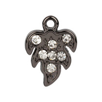 "BLITZ" PPT018 Подвеска 9 х 14 мм №06 черный никель (прозрачный)