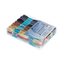 Нитки для вышивания Gamma набор мулине " Вышивальщица- 50" 100% хлопок 50 x 8 м ассорти