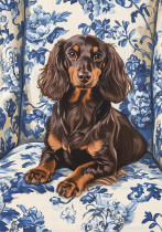 " ФРЕЯ" Пазл 500 элемент. PZL- 500/ 95 Длинношерстная такса