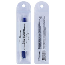 Для вязания " Gamma" HC крючок с пласт. колпачком сталь d 1. 5 мм 8 см 1 шт в чехле . 