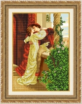 Рисунок на ткани для вышивки бисером  К-3083 Влюбленная пара