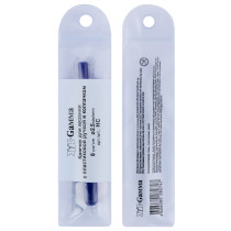 Для вязания " Gamma" HC крючок с пласт. колпачком сталь d 2. 5 мм 8 см 1 шт в чехле . 