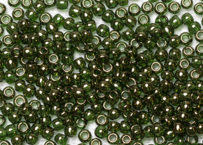 Бисер Япония круглый 11/0 10г 0333 папоротник, золотое сияние