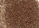 Бисер Япония MIYUKI Delica цилиндрический 11/0 5г DB-0287 янтарный серо-коричневый радужный с цветной линией