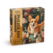"ФРЕЯ" Пазл. Премиальная коллекция 500 элемент. TOP-PZL-500/01 Корги в цветочном саду